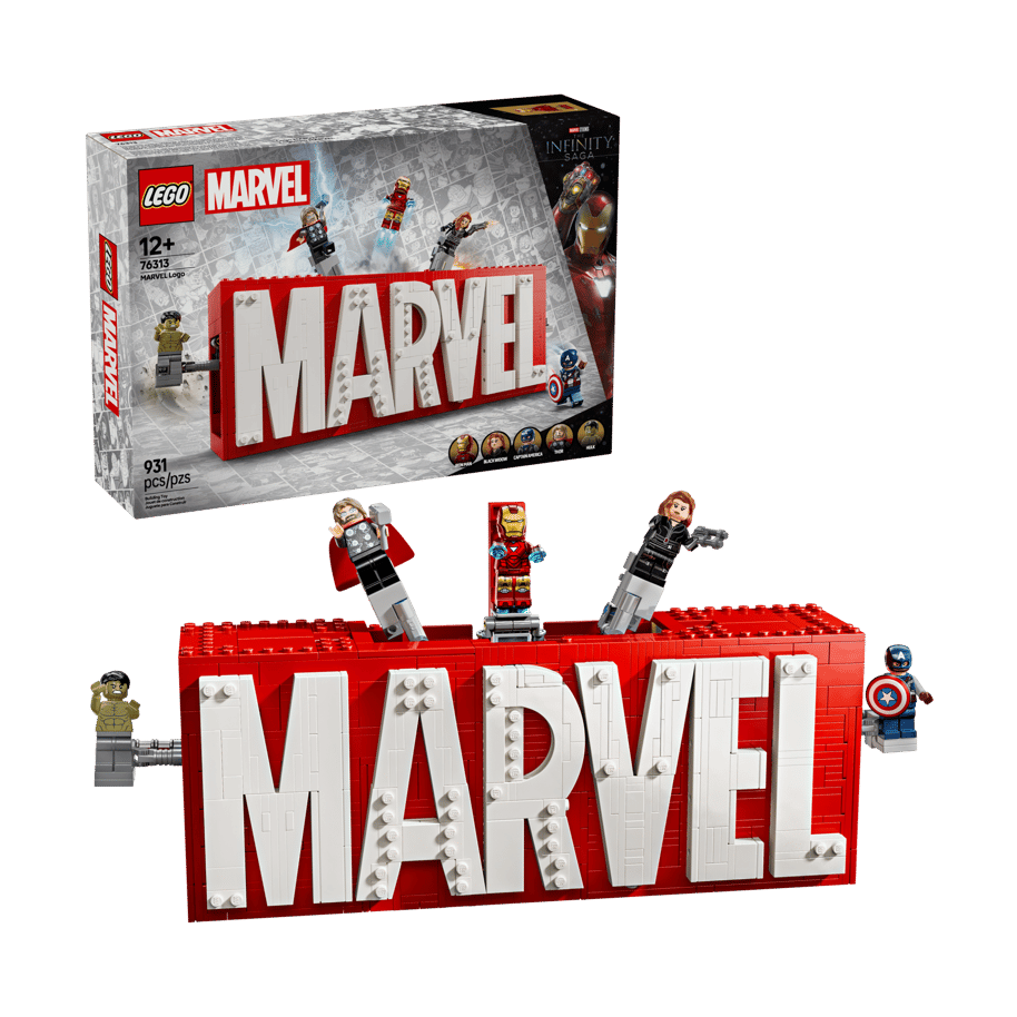 LEGO MARVEL Logo & Minifigures