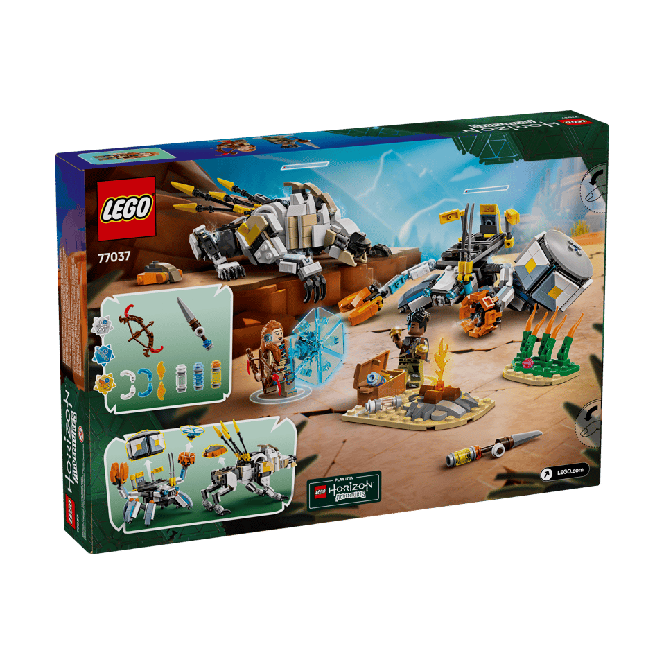 LEGO Aloy & Varl vs. Shell-Walker & Sawtooth
