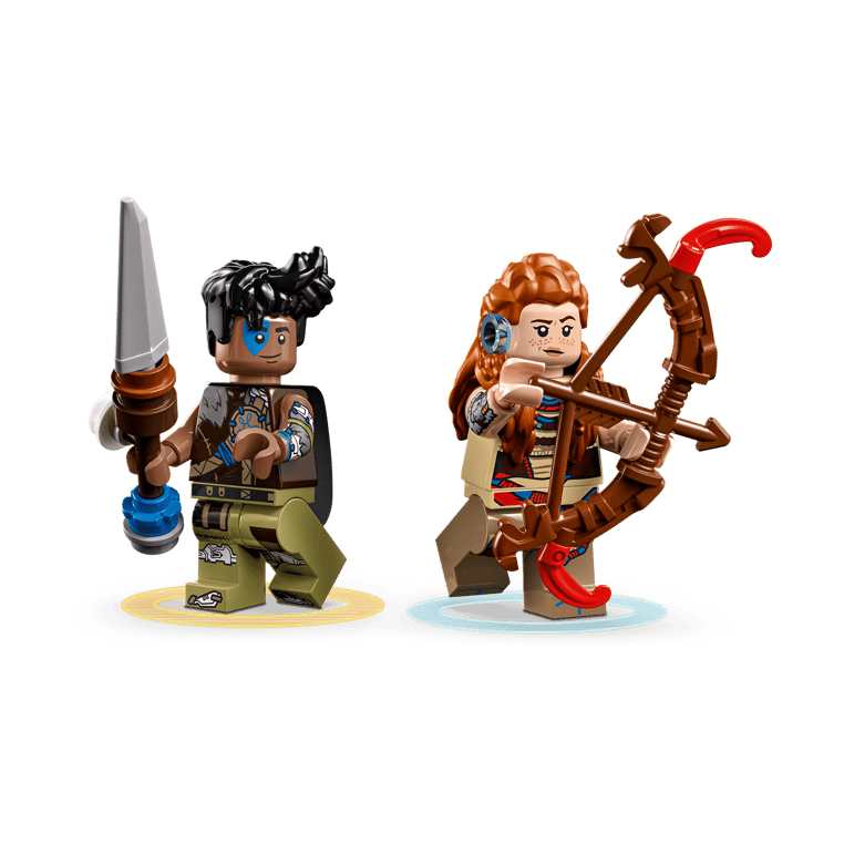 LEGO Aloy & Varl vs. Shell-Walker & Sawtooth