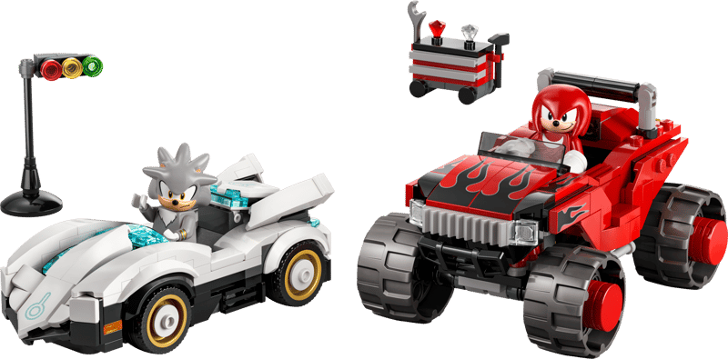 LEGO Silver's Car vs. Knuckles' Monster Truck