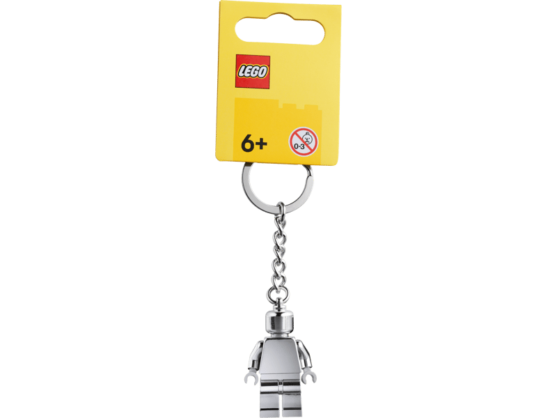 LEGO Silver Minifigure Key Ring
