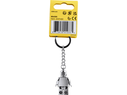 LEGO Silver Minifigure Key Ring