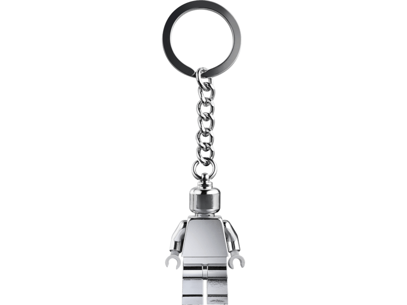 LEGO Silver Minifigure Key Ring