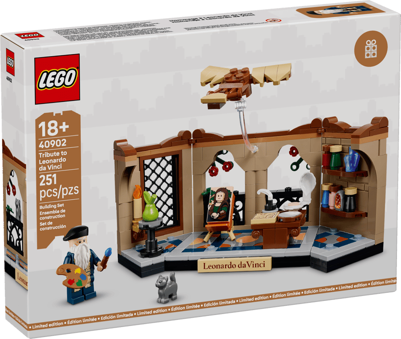 LEGO Tribute to Leonardo da Vinci