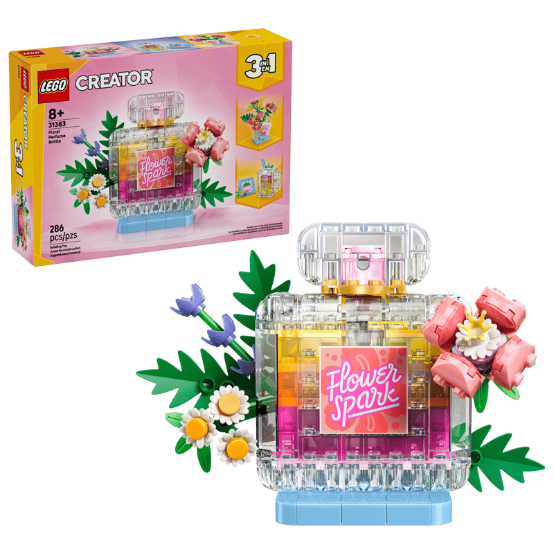 LEGO Floral Decor Perfume Bottle