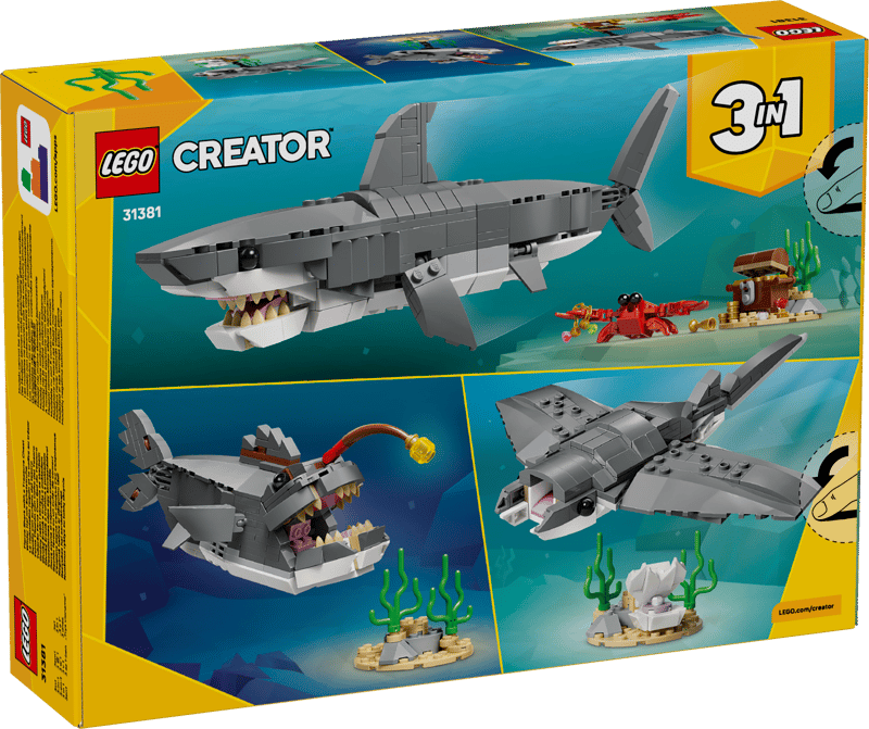 LEGO Fierce Shark with a Treasure Chest