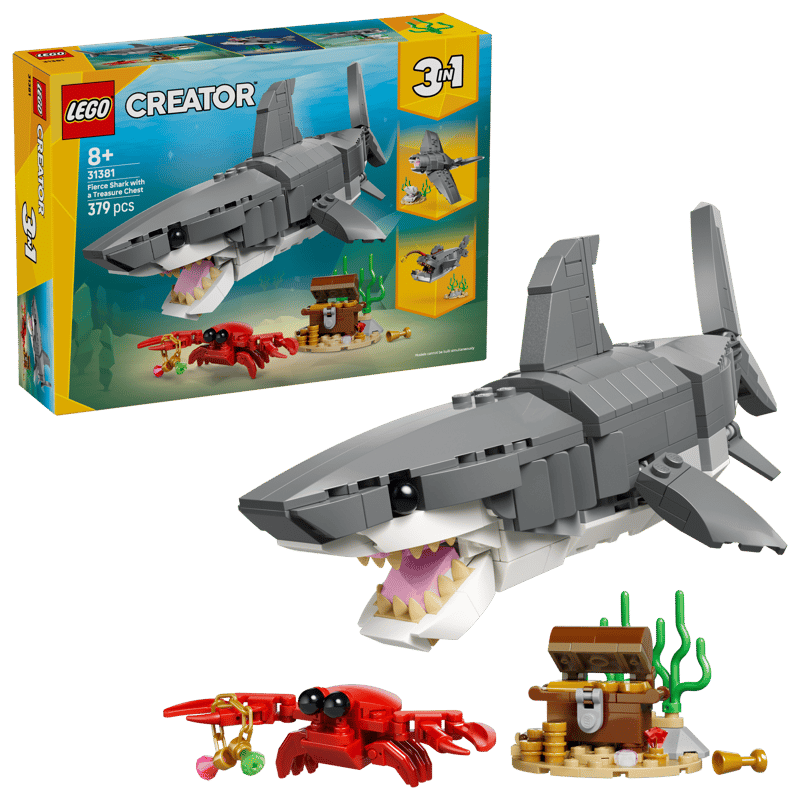 LEGO Fierce Shark with a Treasure Chest
