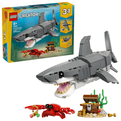 LEGO Fierce Shark with a Treasure Chest
