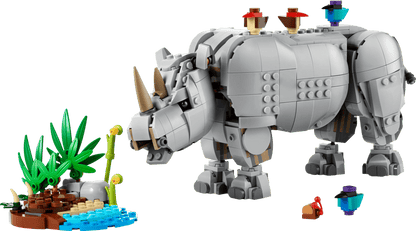 LEGO Wild Animals: Majestic Rhino with Birds